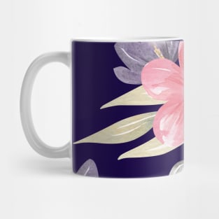 Vintage Floral Patterns Watercolor Mug